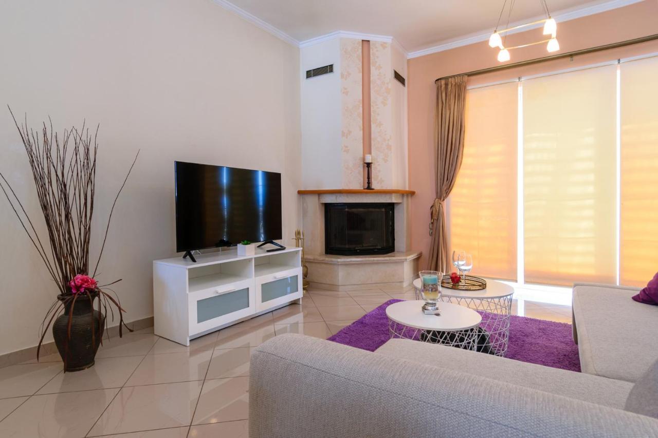 Central Penthouse In Quiet Neighborhood Near Sandy Beach Chania  Exteriér fotografie
