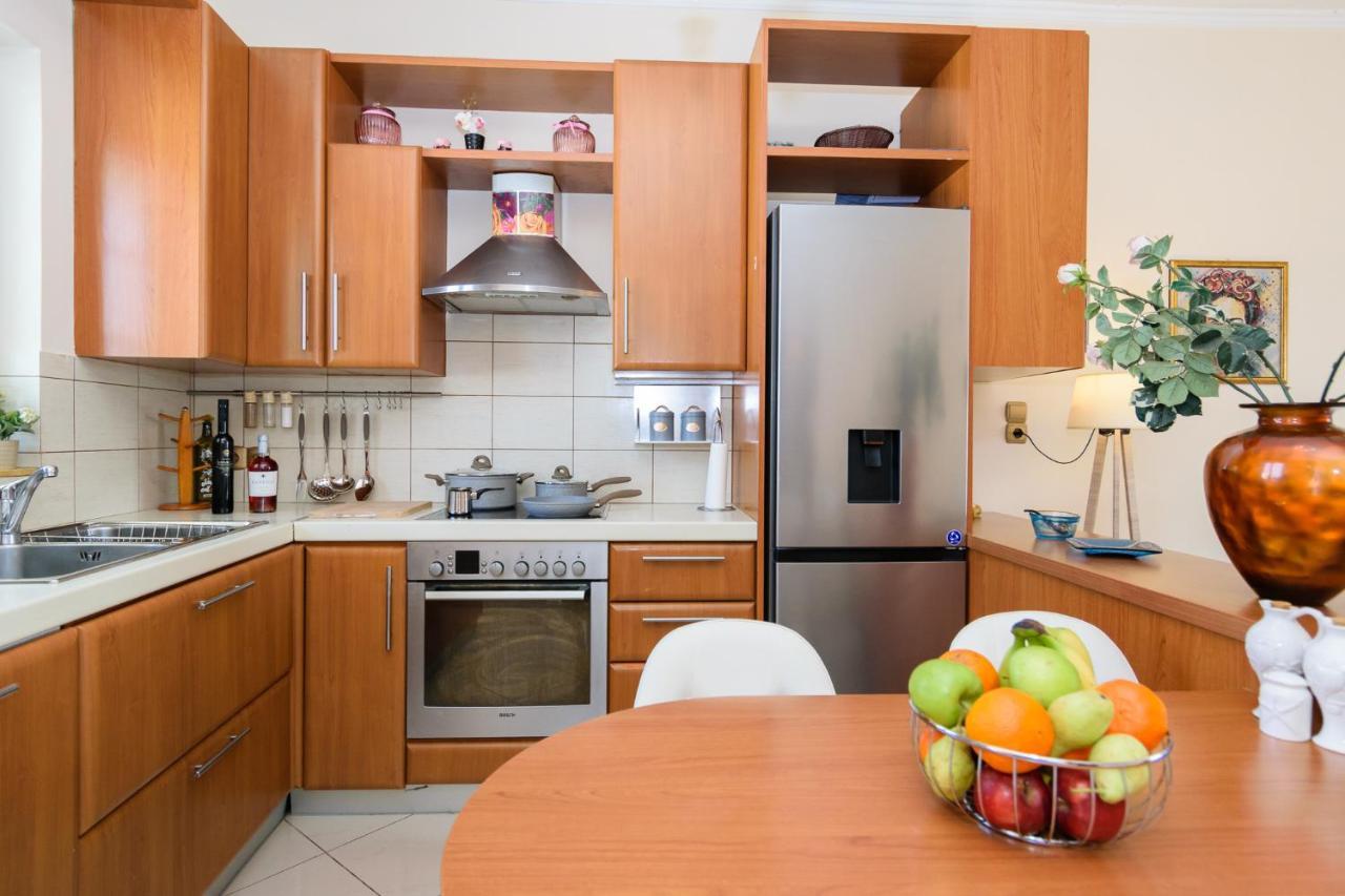 Central Penthouse In Quiet Neighborhood Near Sandy Beach Chania  Exteriér fotografie